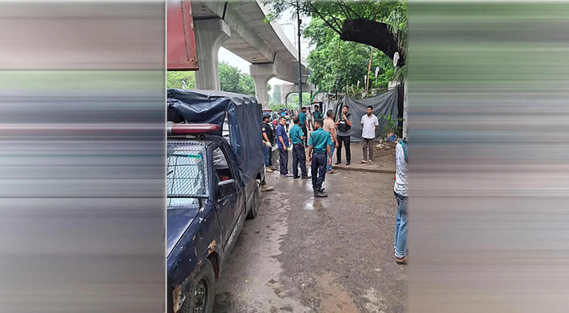 আন্তর্জাতিক অপরাধ ট্রাইব্যুনালের সামনে বিস্ফোরণ